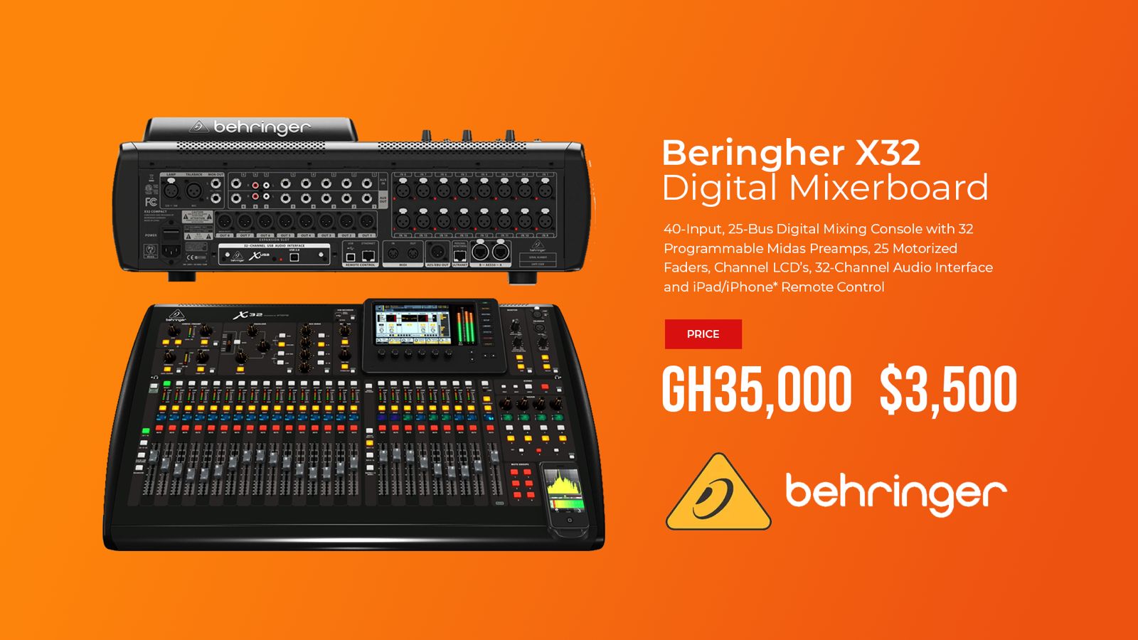 Behringer X32 Digital Mixer
