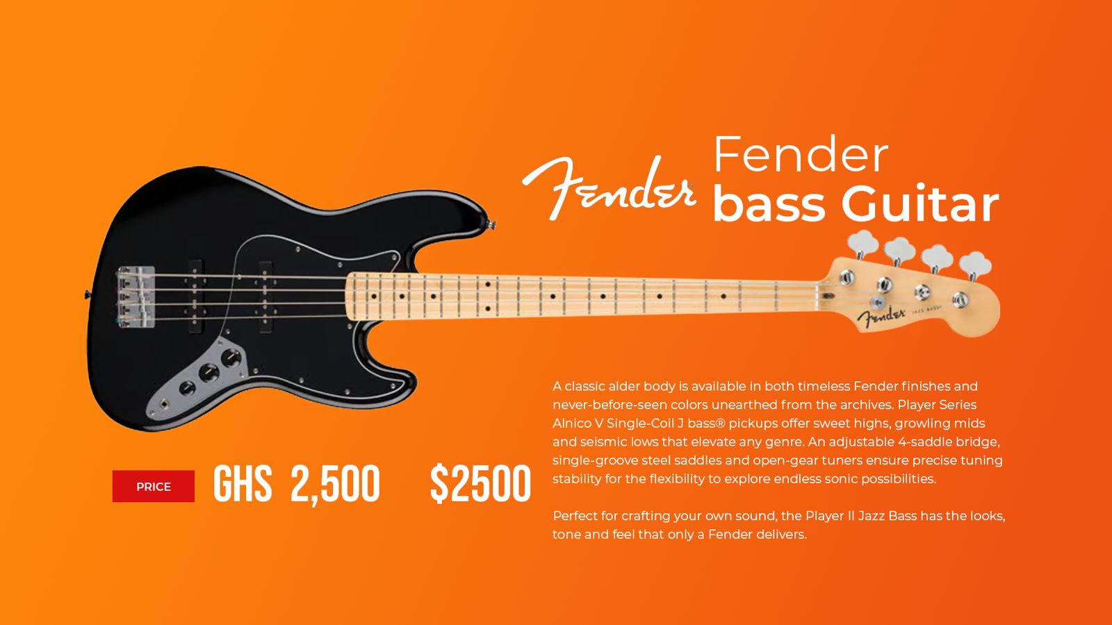 Fender Bass Guitar