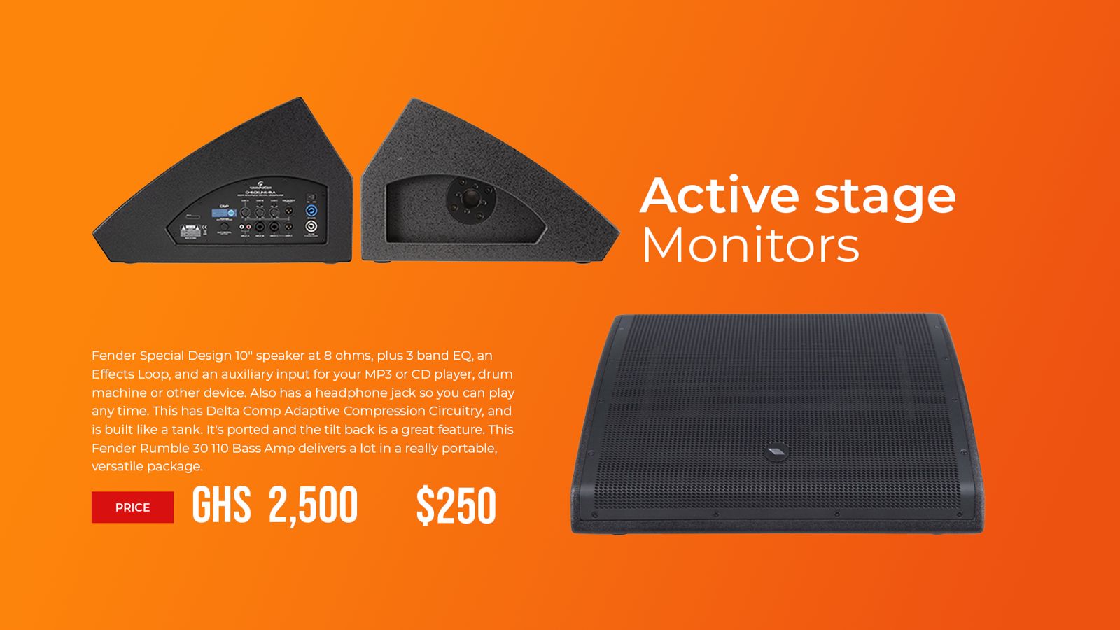 Active Stage Monitors